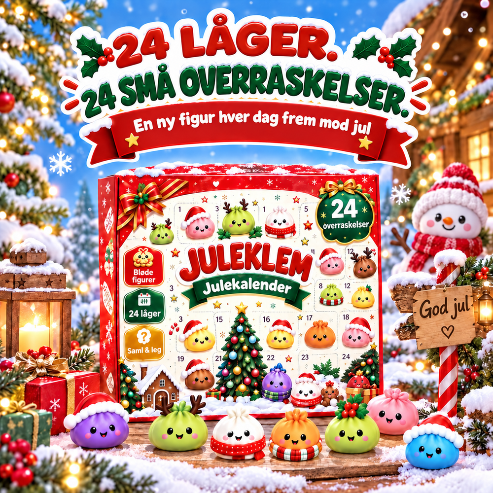 Juleklem med 24 låger frem mod jul