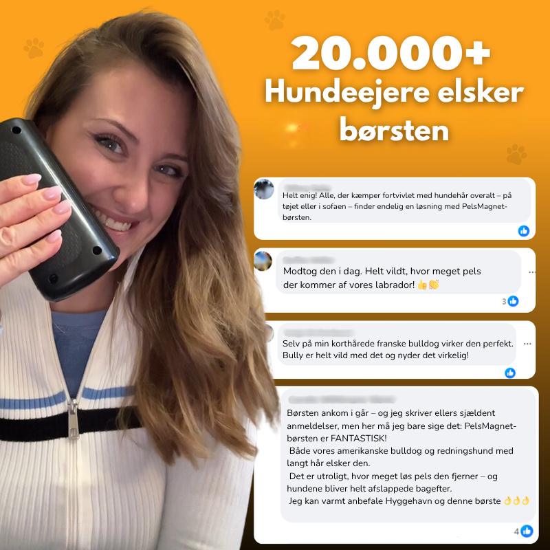 PelsMagnet-børste™ – Den mest effektive løsning til fjernelse af dyrehår