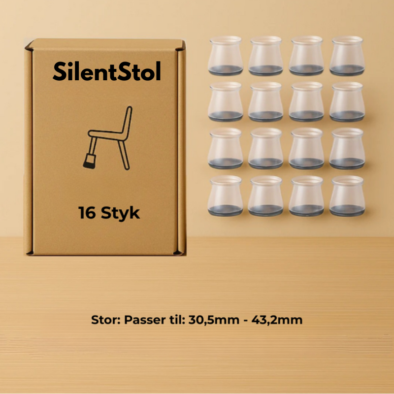 SilentStol™ - Den bedste lydisolerende beskyttelse til dit gulv!