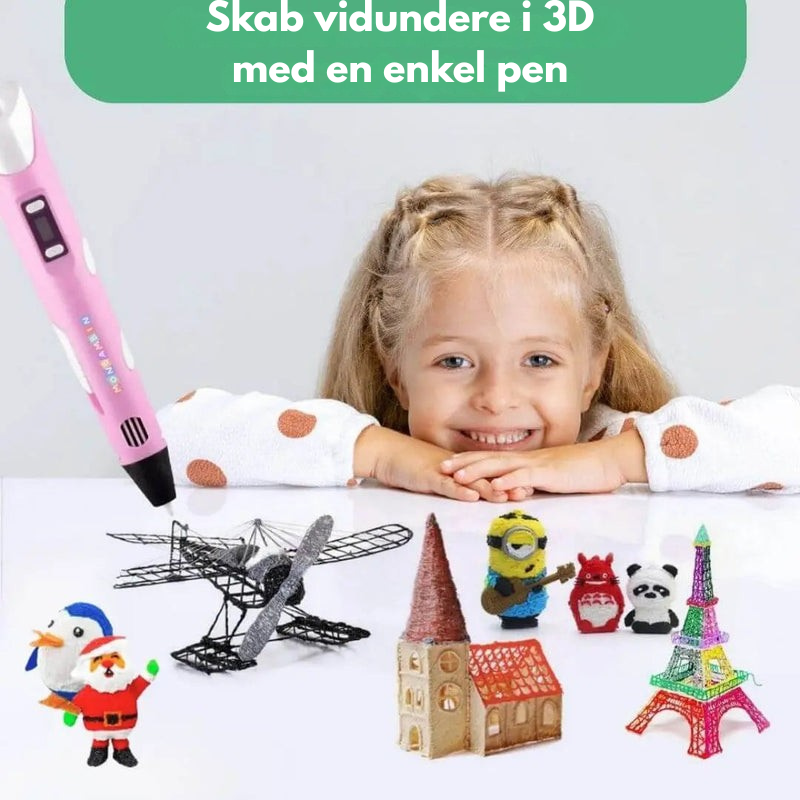 Kreativ 3D-pen – Skab i 3D