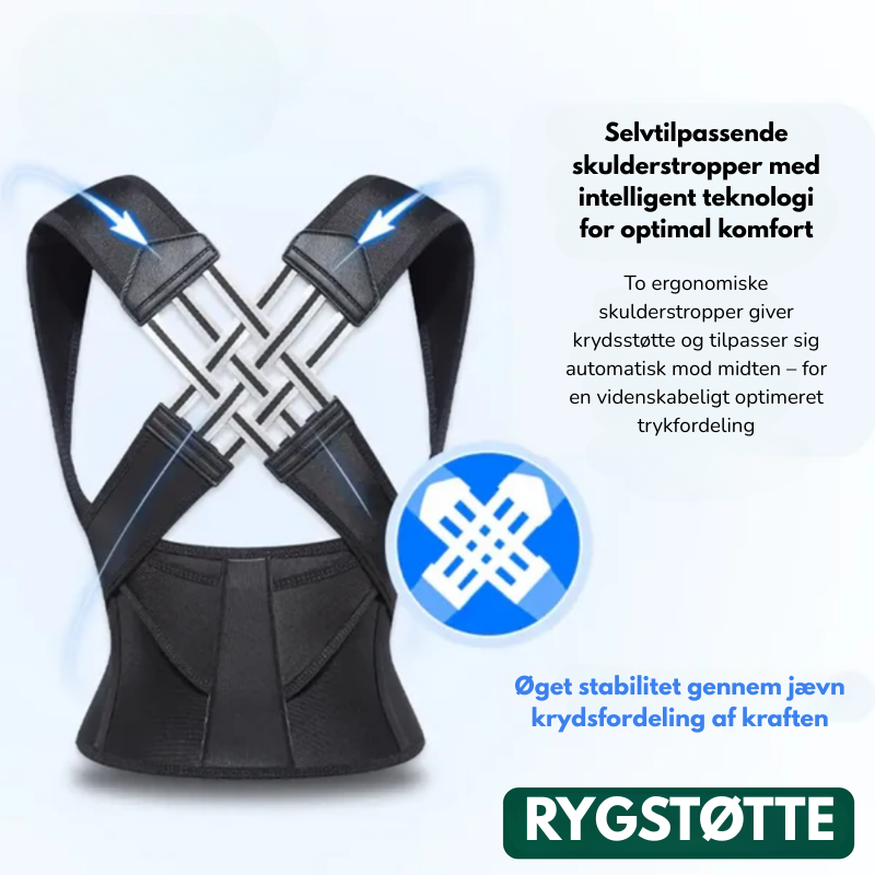 RygStøtte™ – Forbedrer holdningen og lindrer rygsmerter