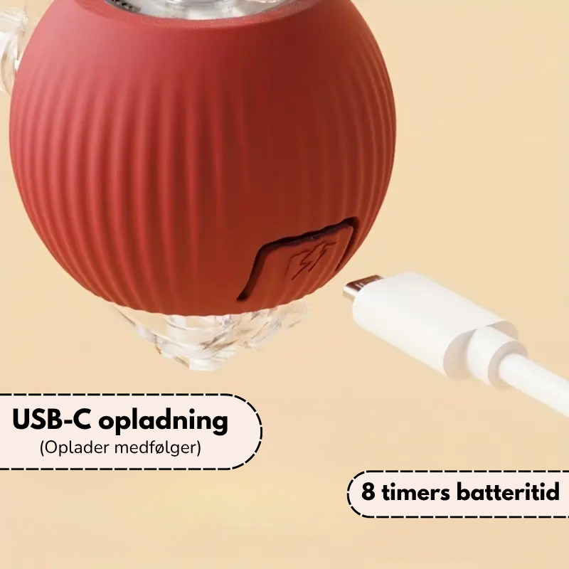 SmartBall™ – Sjov, automatisk og uforudsigelig katteunderholdning