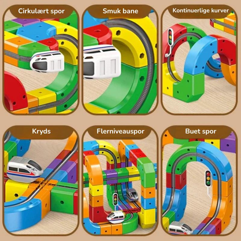 DIY Cube Track – Kreativ og aktiv – Kreativ DIY legetøjstog