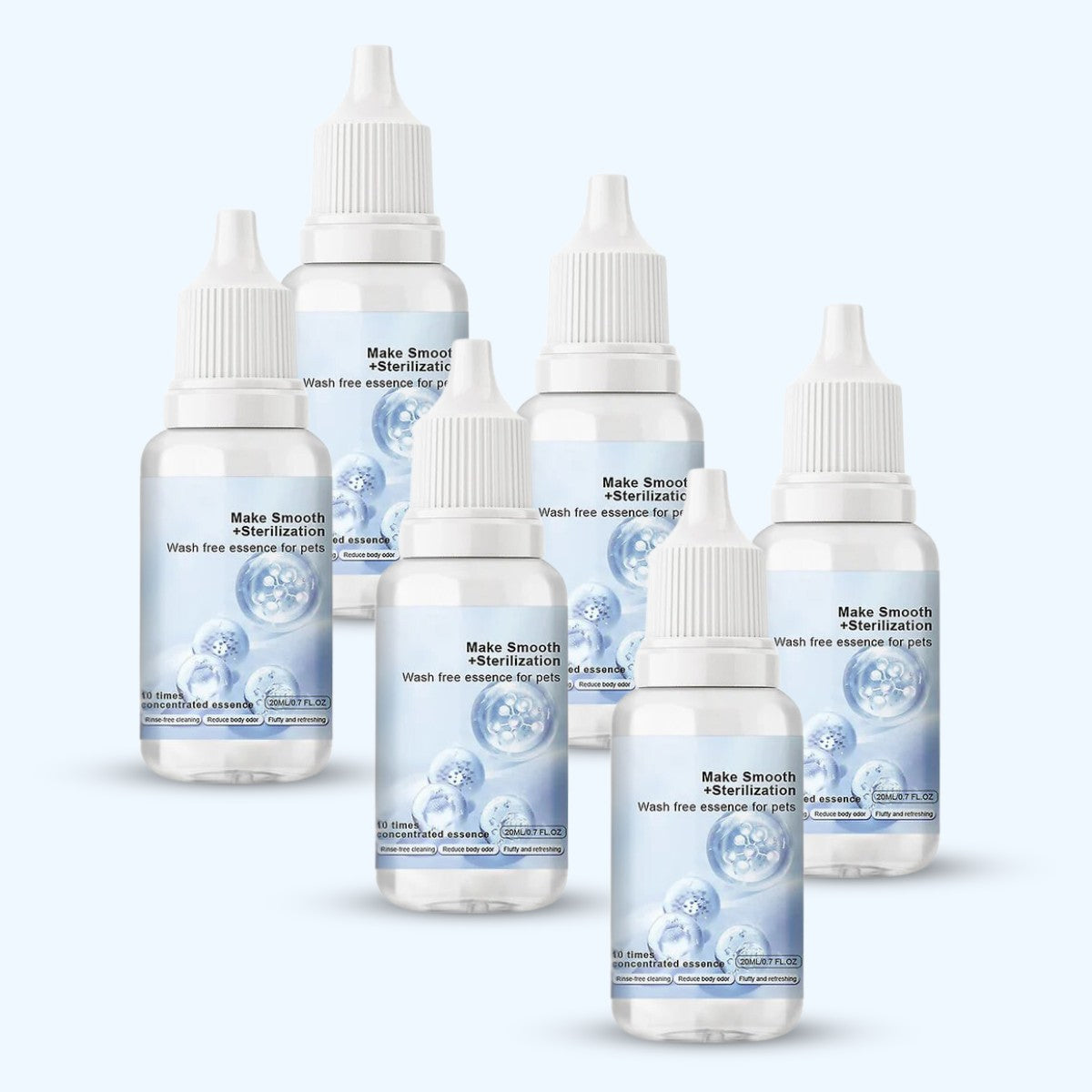 Pels-forfriskende Shampoo Dråber - Til Alle Pelsformer