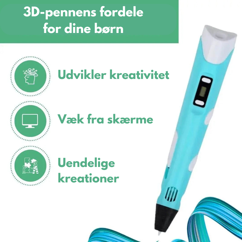 Kreativ 3D-pen – Skab i 3D