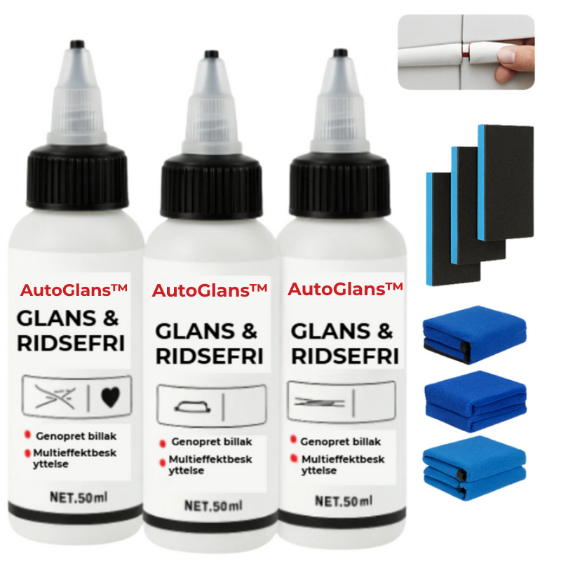 AutoGlans™ – Fjerner ridser. Genskaber glansen.