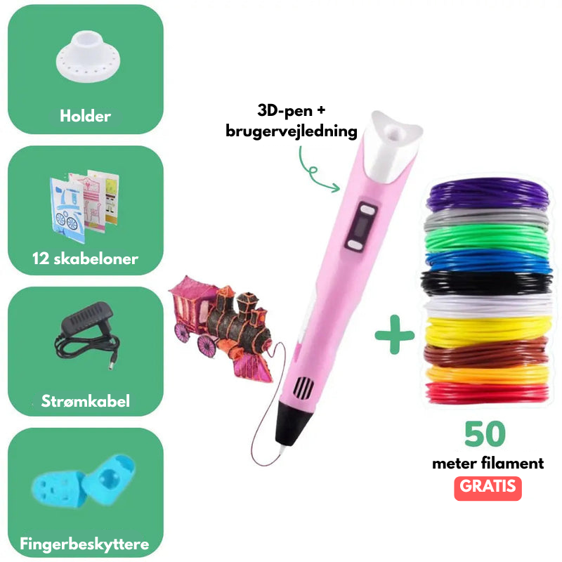 Kreativ 3D-pen – Skab i 3D