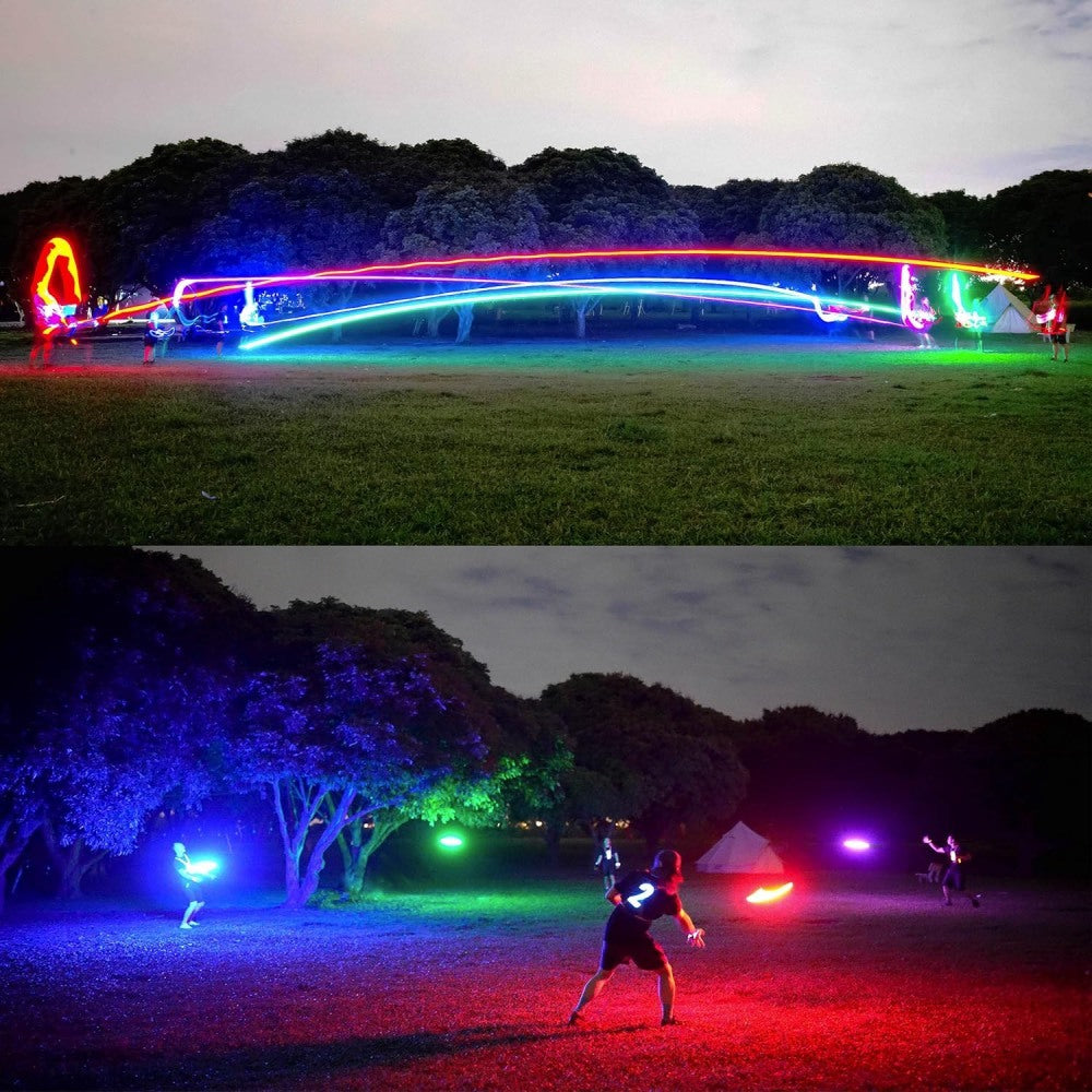 LED-Frisbee: LysSpin