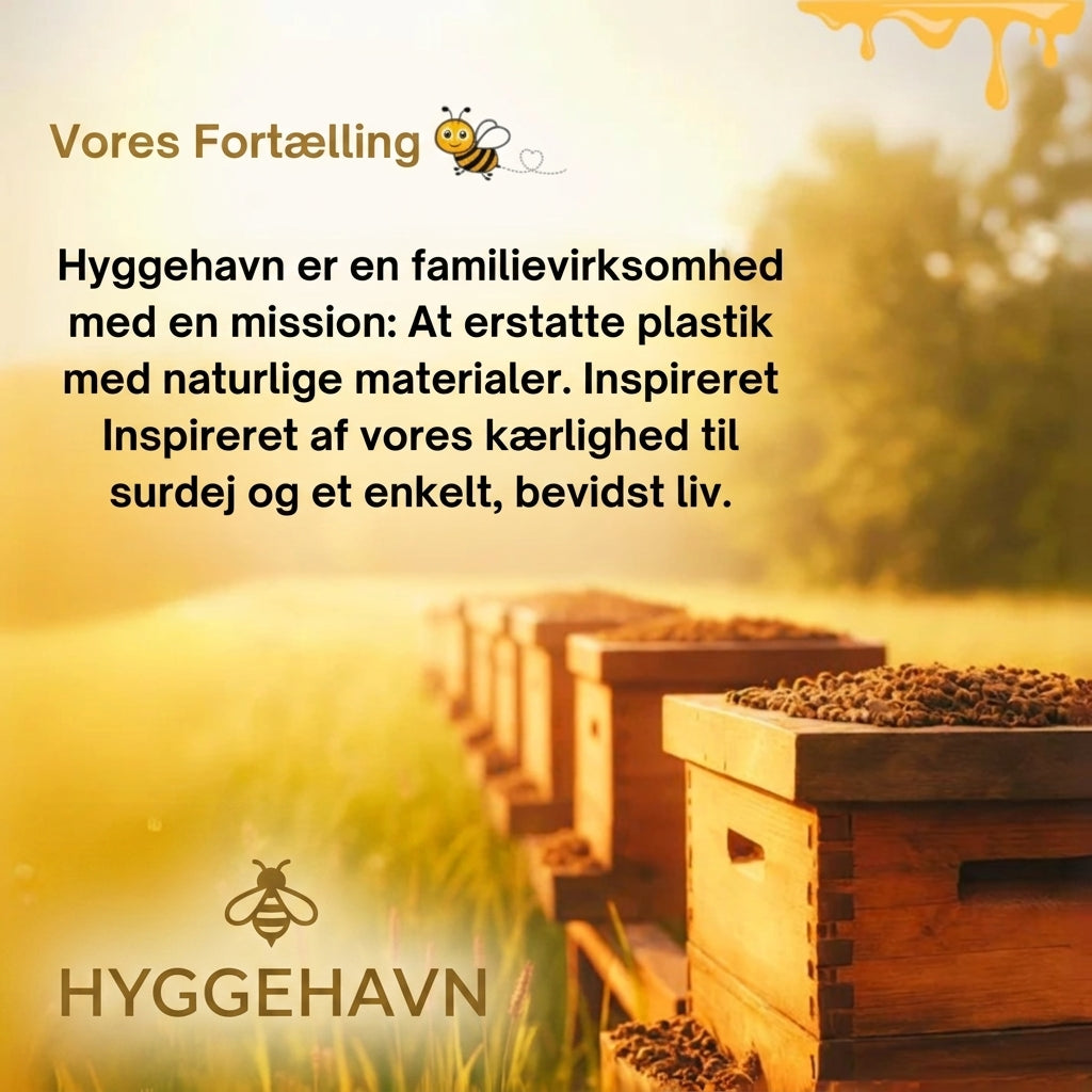 Bivoks Brødpose – Holder dit brød frisk 3× længere