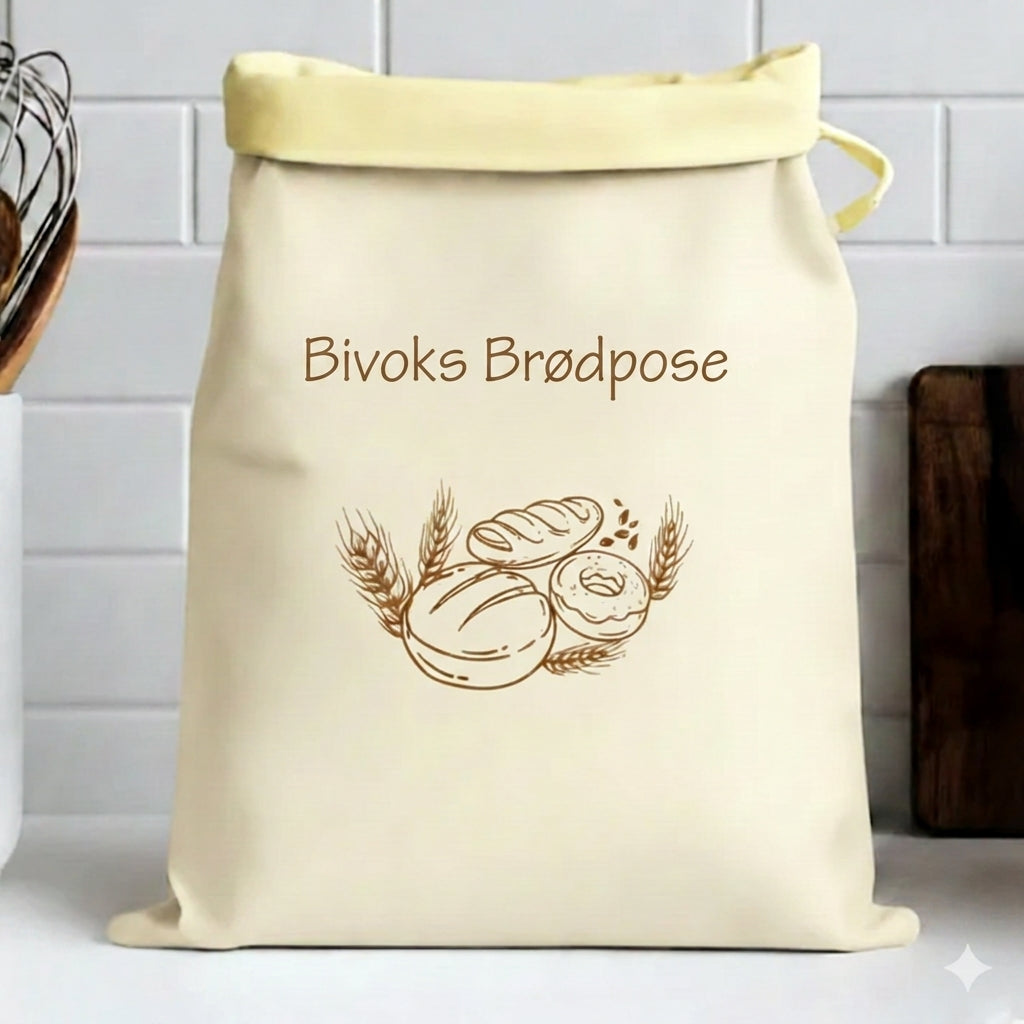 Bivoks Brødpose – Holder dit brød frisk 3× længere