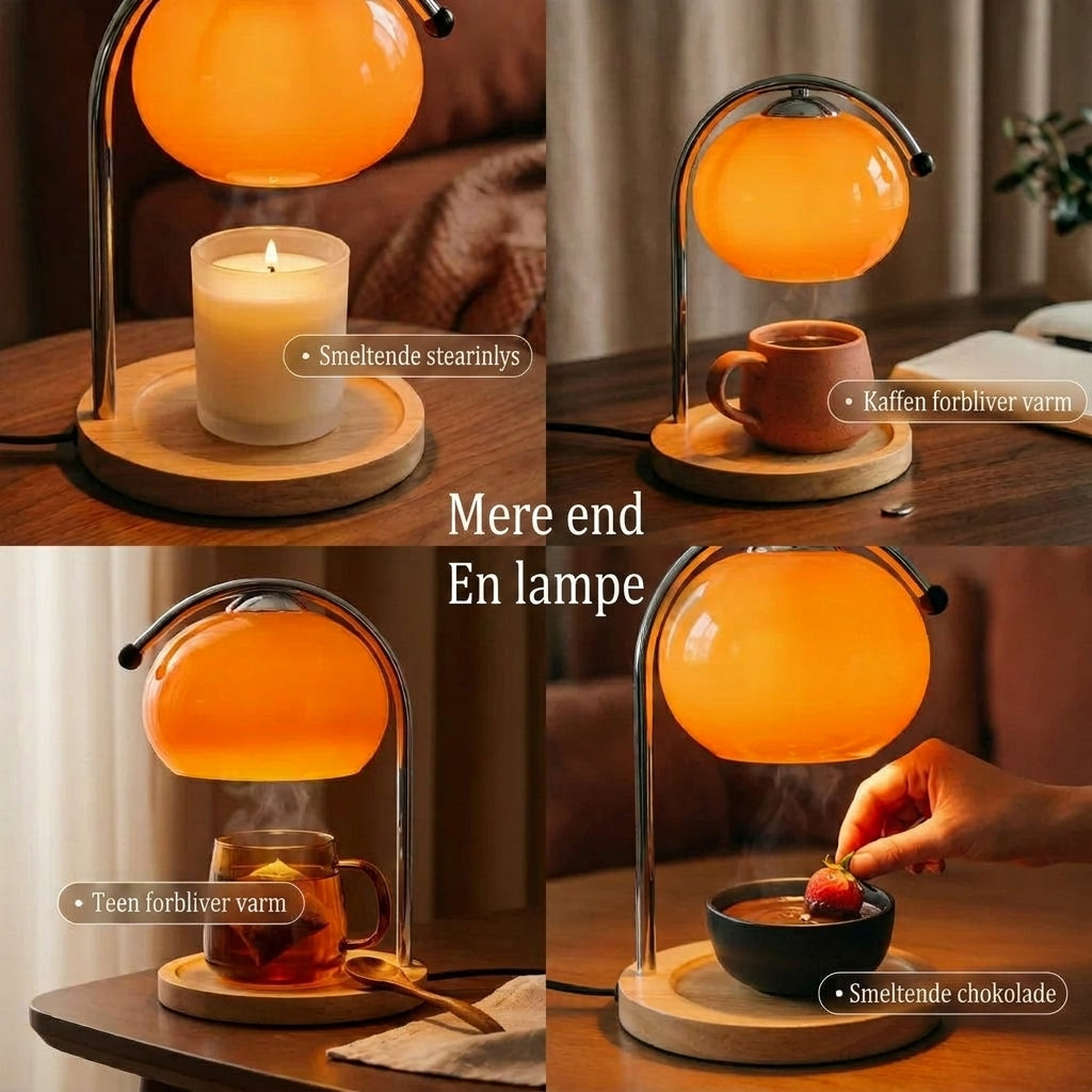 GlødeDom | Stearinlysvarmere med Retrodesign – Uden Flamme