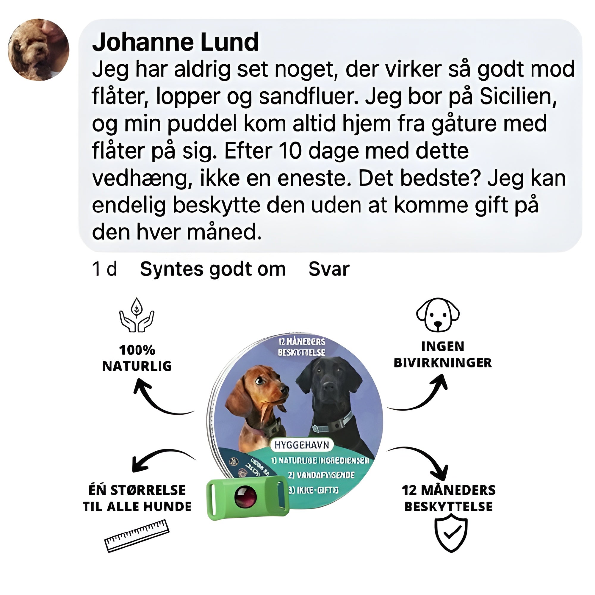 Hyggehavn 12 Måneders Loppe- og Flåtbeskyttelse