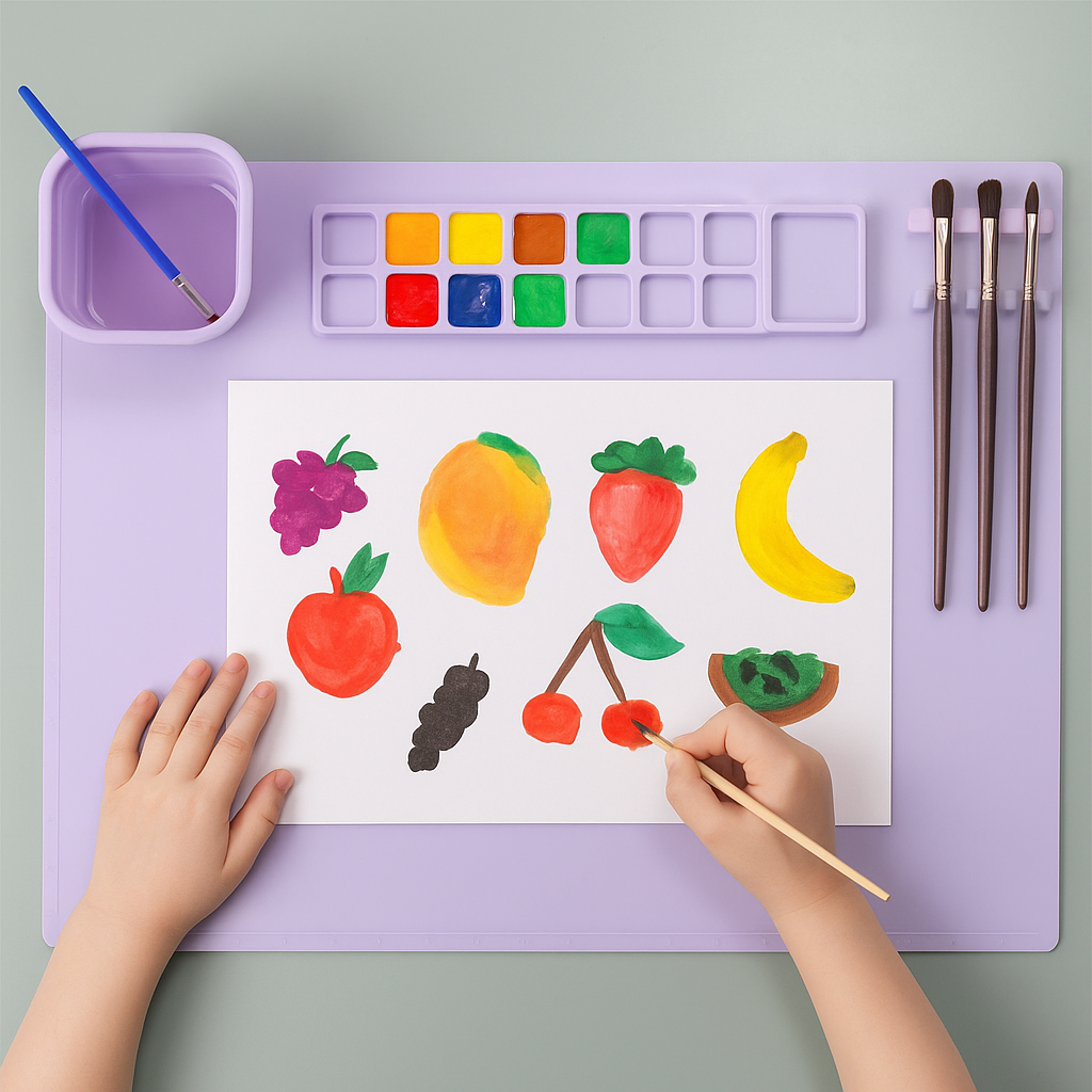 Silikone Malemåtte | Kreativt Kunstsæt