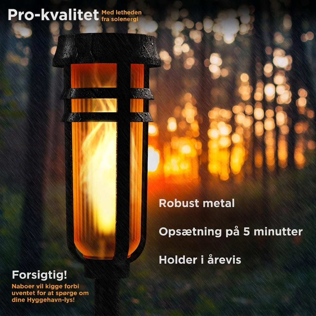 Metal Solcelledrevne Fakkler
