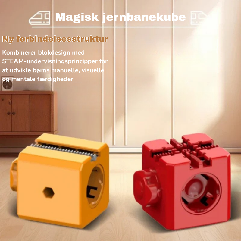 DIY Cube Track – Kreativ og aktiv – Kreativ DIY legetøjstog