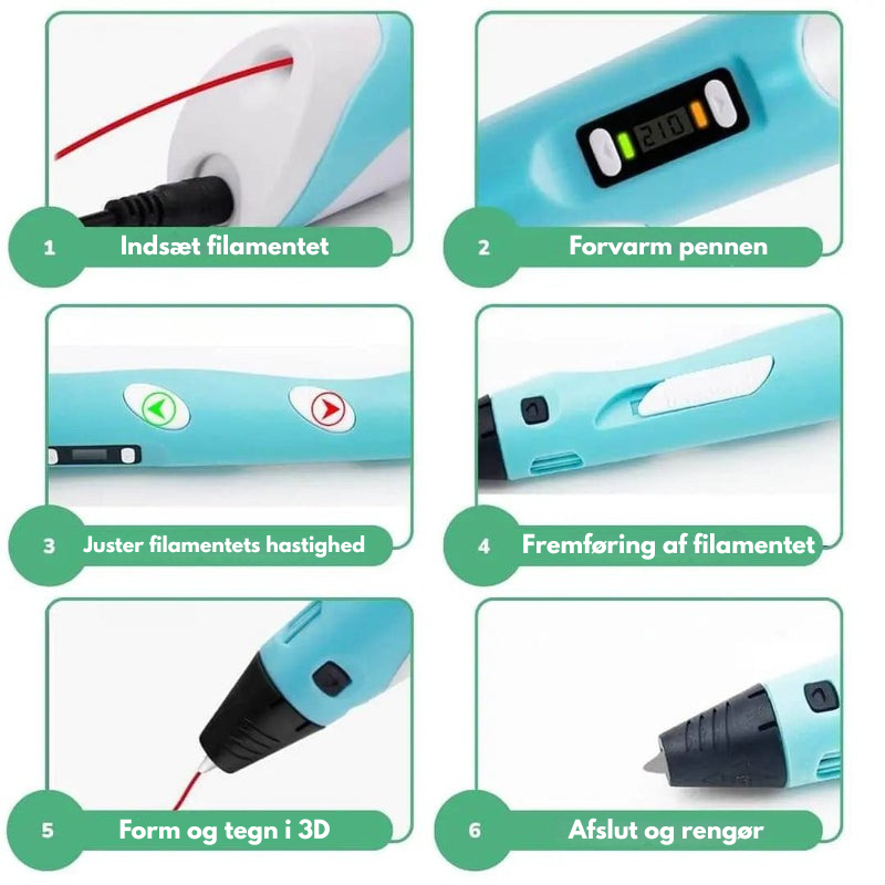 Kreativ 3D-pen – Skab i 3D