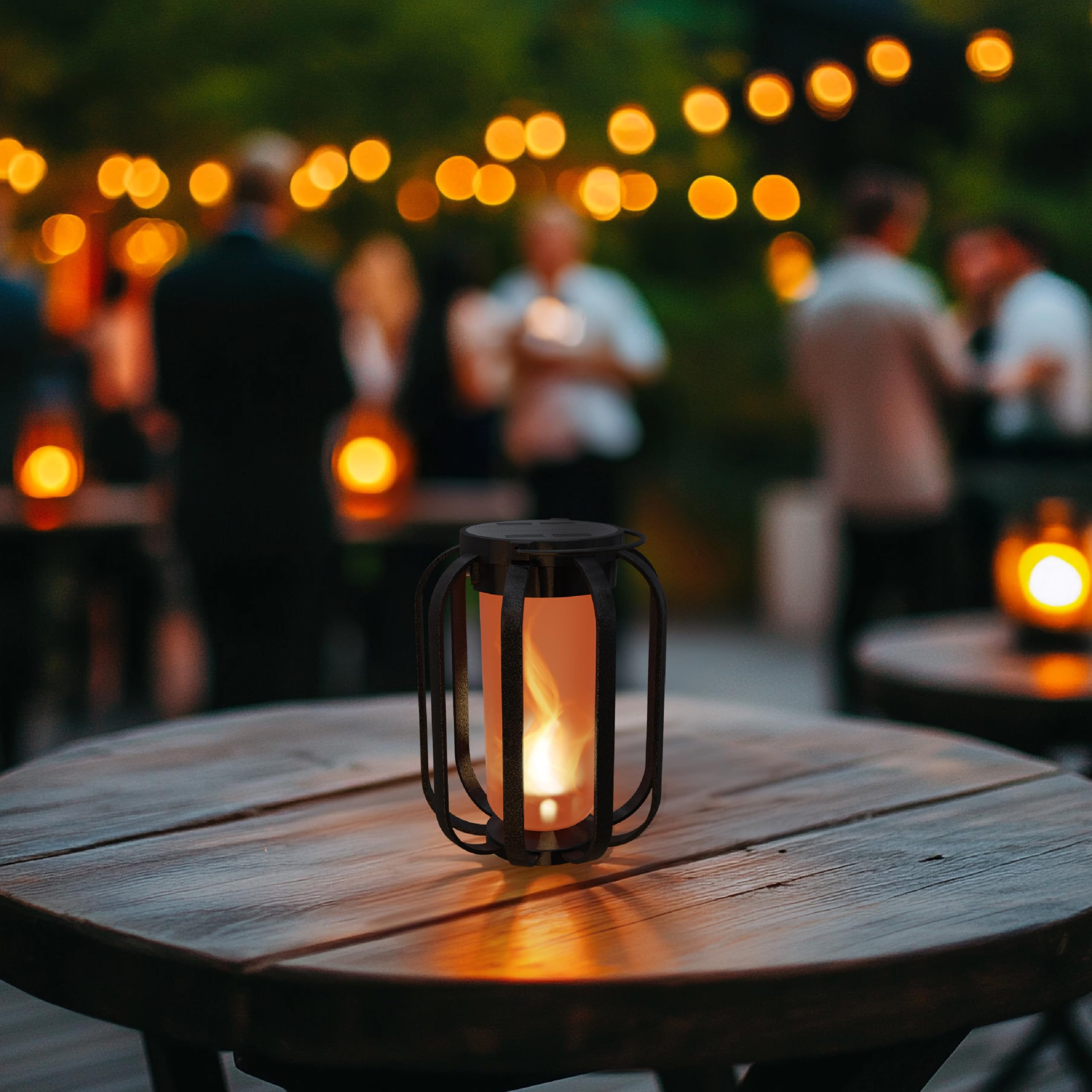 Moderne flamme lanterne