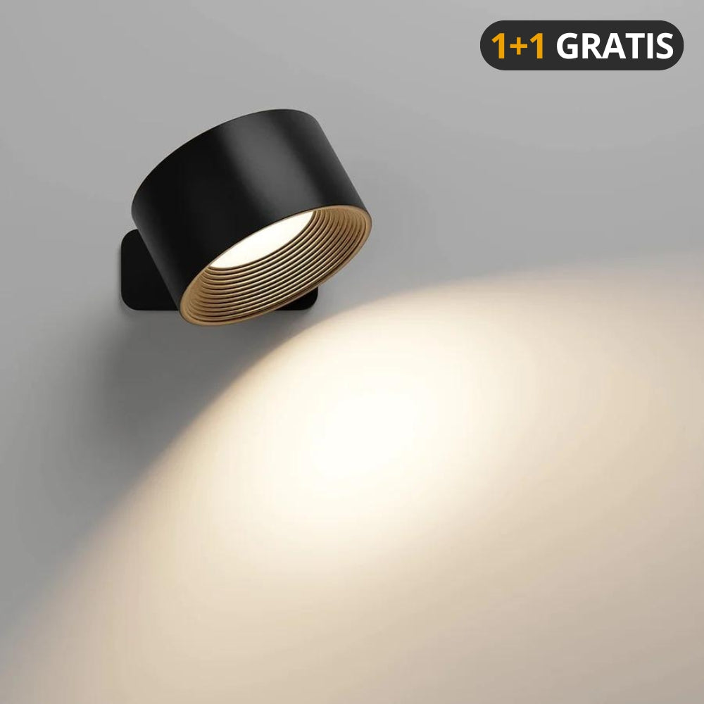 VægGlød | Trådløs Væglampe med Fjernbetjening – 80 Timers Batteritid