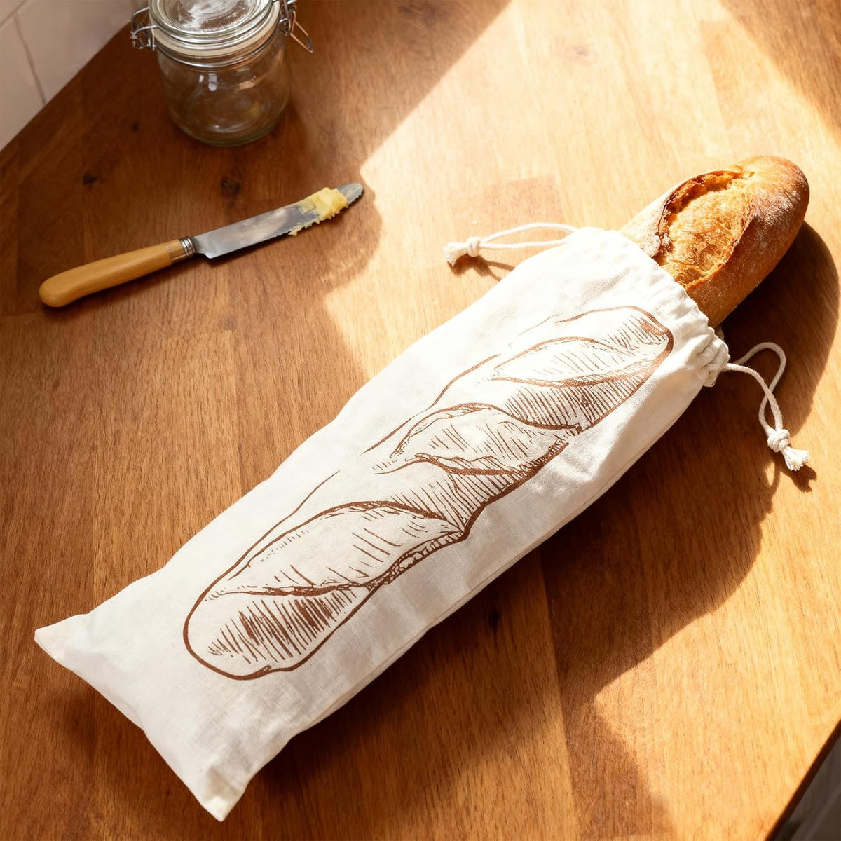 Baguettepose – Holder dit brød frisk og beskyttet længere