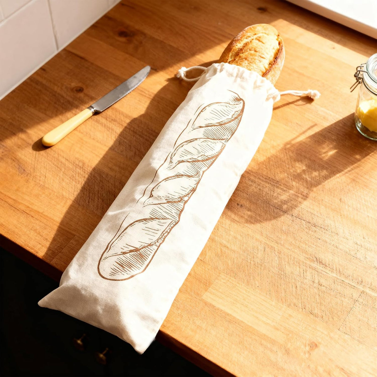 Baguettepose – Holder dit brød frisk og beskyttet længere