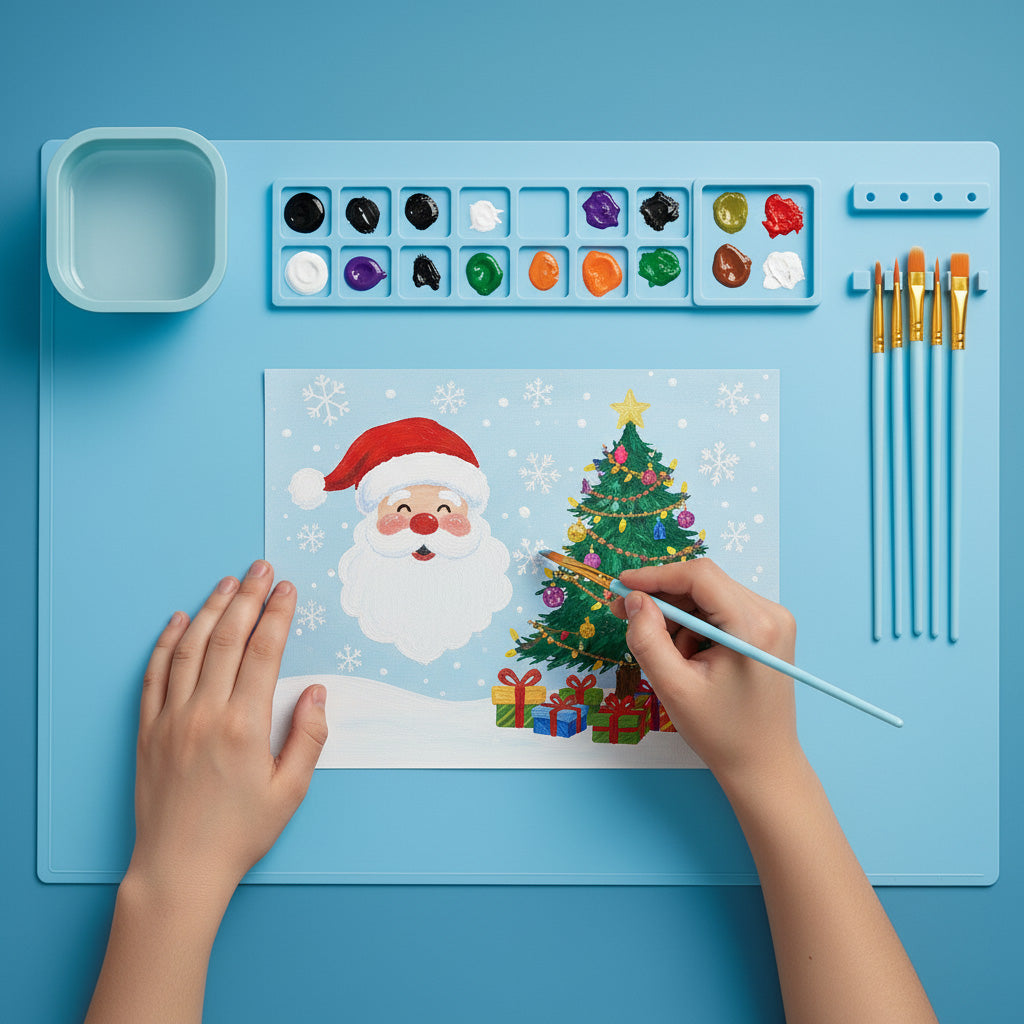 Silikone Malemåtte | Kreativt Kunstsæt