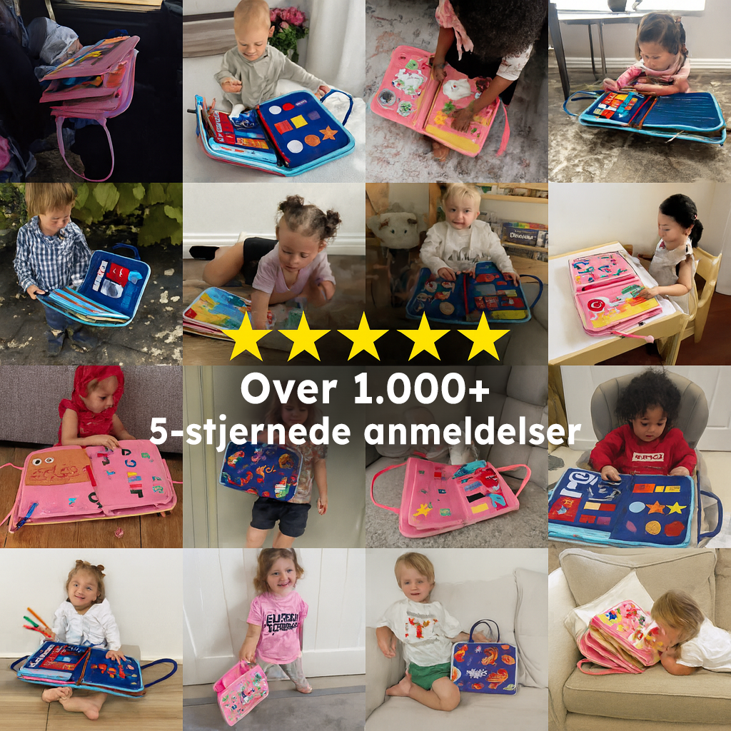 FærdiGo - Sensorisk Rejse Busy Board (Montessori)
