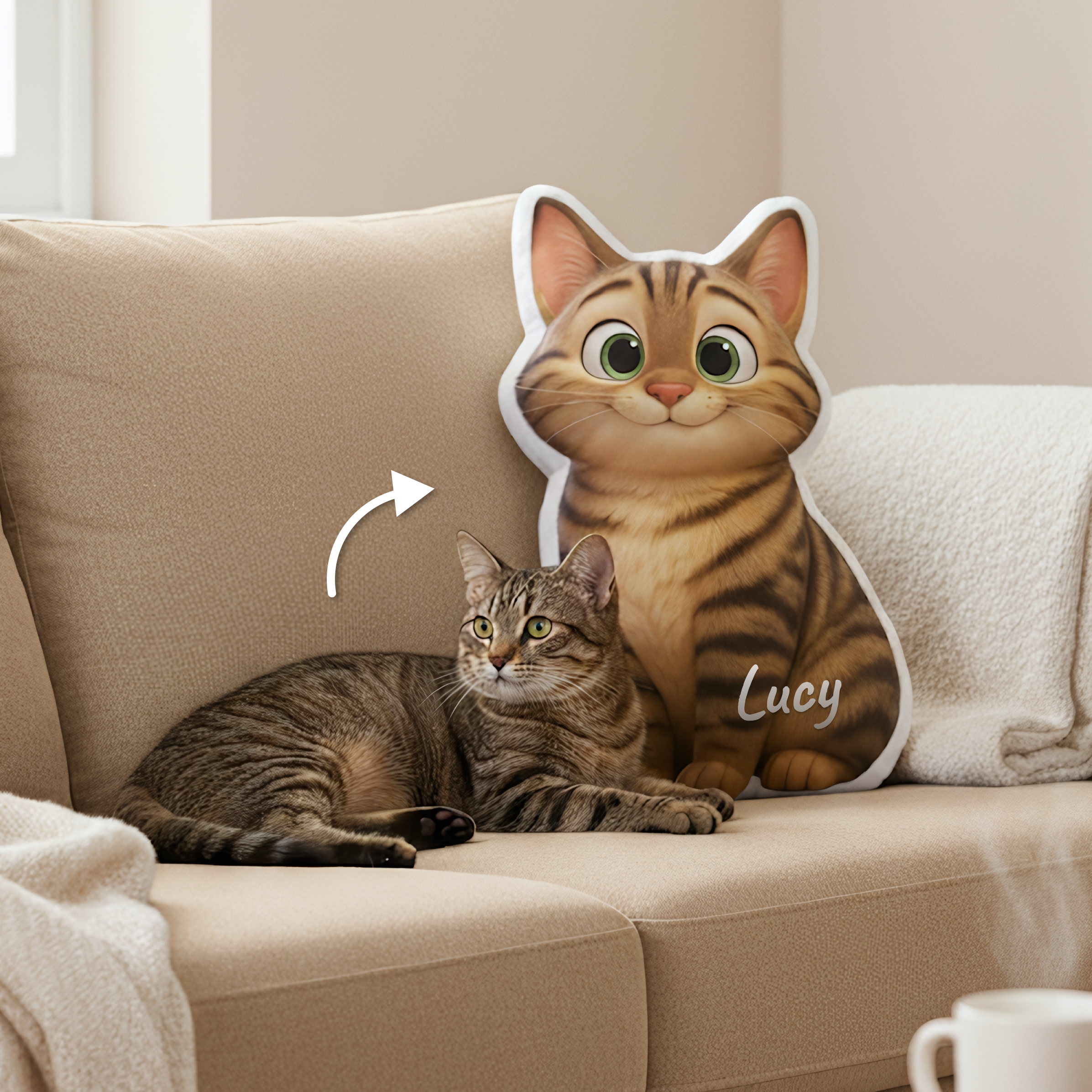 Kæledyr Formpude i Disney-Pixar Stil