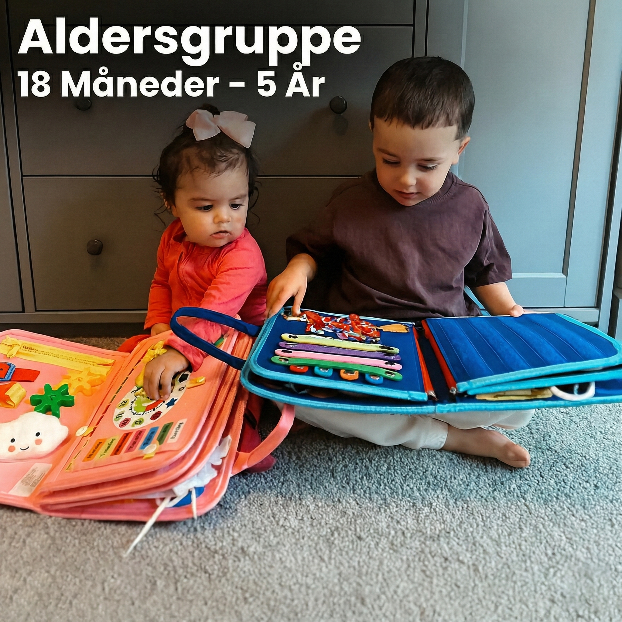 FærdiGo - Sensorisk Rejse Busy Board (Montessori)