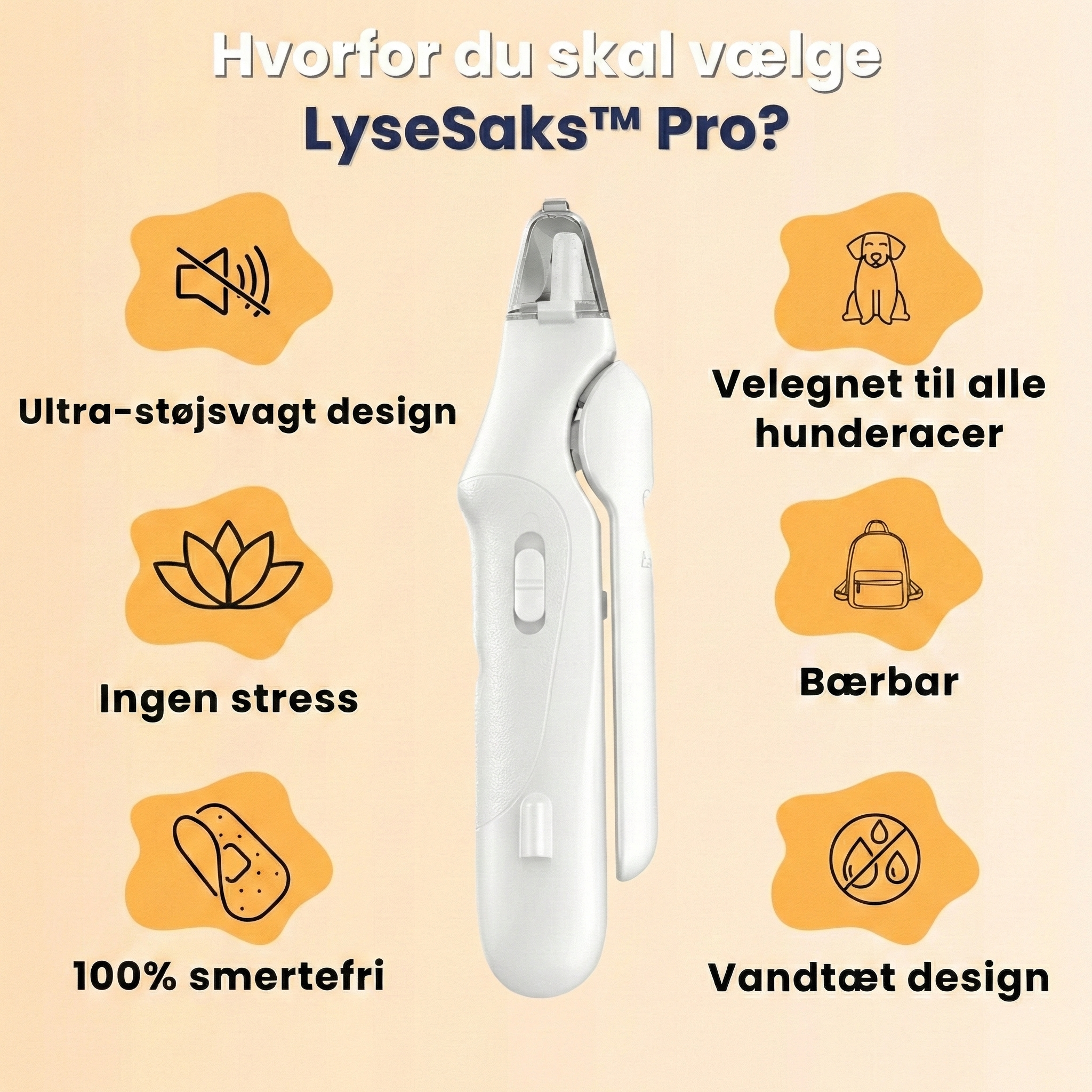 LyseSaks™ Pro – Den 2-i-1 LED Klosaks til Sikker Potepleje uden Frygt