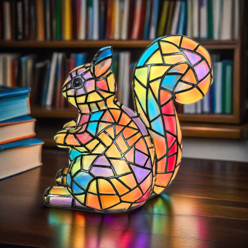Nino | Egern Lampe - Magisk Farvet Glas