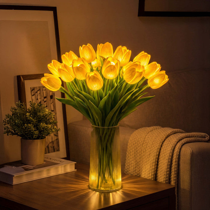 Romantisk Tulipanlygte – 15 Blomster