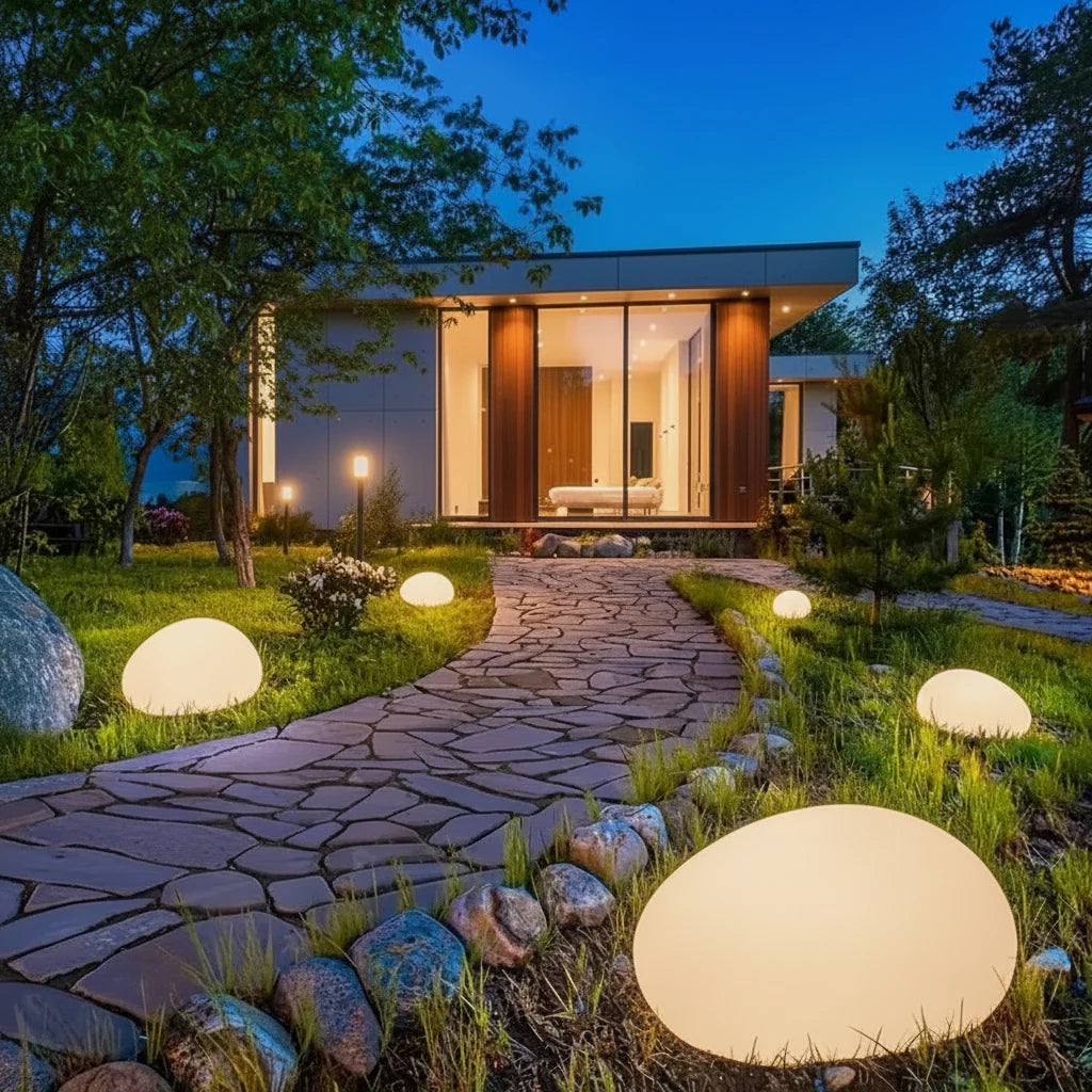 AuraGlow Solar Garden Lamp 2