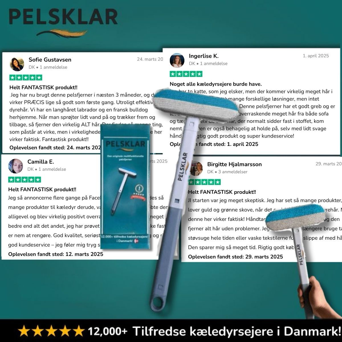 PelsKlar™ - Den originale multifunktionelle pelsfjerner
