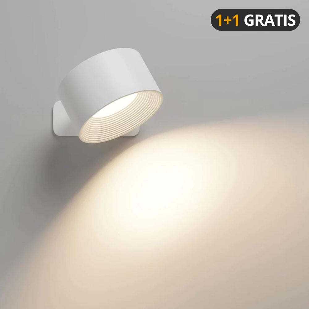 VægGlød | Trådløs Væglampe med Fjernbetjening – 80 Timers Batteritid