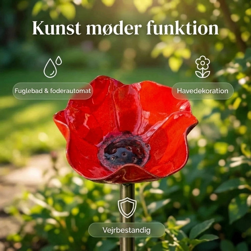 Kunst møder funktion — fuglebad og havepynt