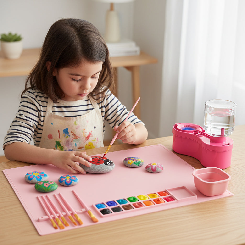 Silikone Malemåtte | Kreativt Kunstsæt